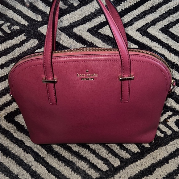 Kate Spade Deep Red Satchel - Picture 2 of 9